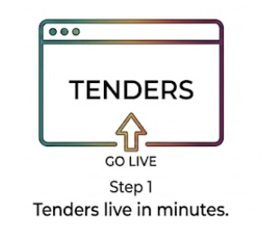 Tenders live in minutes